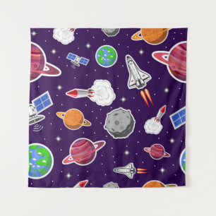 Space pattern tapestry