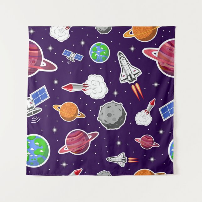 Space pattern tapestry (Front)