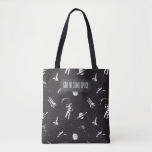 Space Pattern Tote Bag