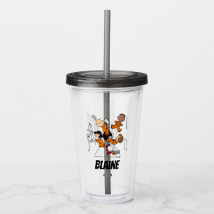SPACE Peanuts Gang in Space Add Your Name Acrylic Tumbler