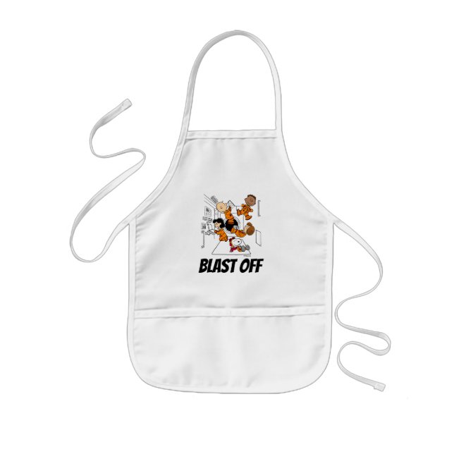 SPACE | Peanuts Gang in Space Kids Apron (Front)