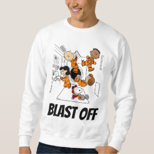 SPACE   Peanuts Gang in Space Sweatshirt