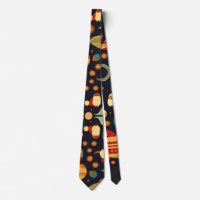 Space Penguins Retro Pattern