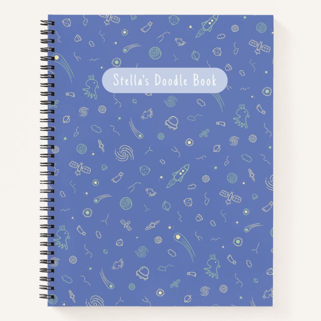 Space Personalized Notebook (Front)