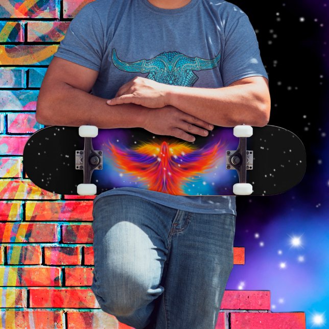 Space Phoenix Nebula Skateboard (Creator Uploaded)