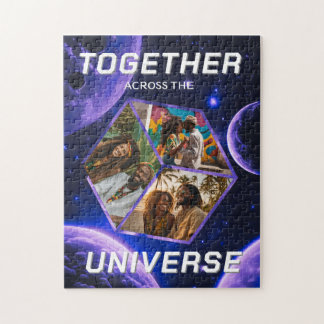 Space Pictures Cubes Between Plants in 3D Jigsaw Puzzle