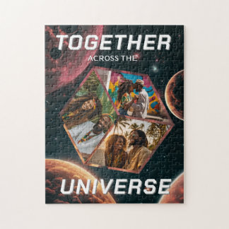 Space Pictures Cubes Between Plants in 3D Jigsaw Puzzle