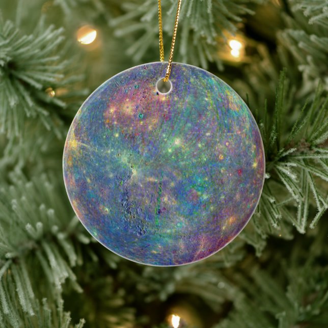 Space/planet/galaxy Ceramic Ornament (Tree)