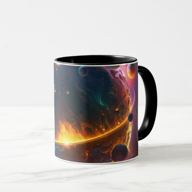 Space Planet Mug (Front Right)