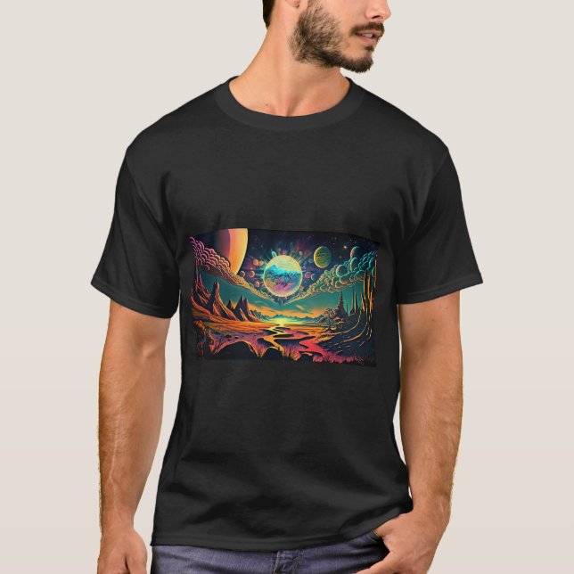 Space Psychedelic T-Shirt (Front)
