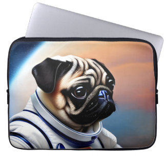 Space Pug Laptop Sleeve