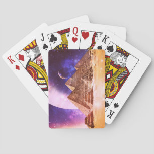 Space Pyramids Playing Cards