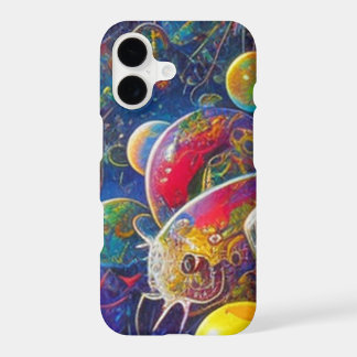 Space Race closeup Apple iPhone 17 Slim case