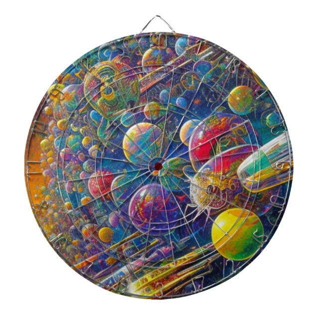 Space Race dartboard (Front)