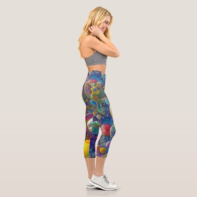 Space Race high waisted capris pants (Right)
