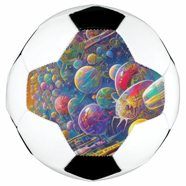 Space Race soccer ball (Front)