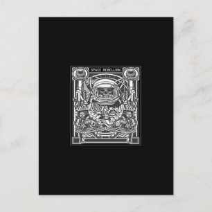 space rebellion postcard