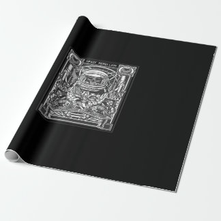 space rebellion wrapping paper