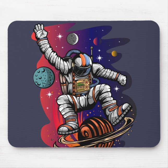 Space Ride Mouse Pad (Front)