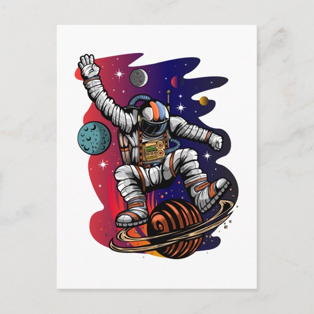 Space Ride Postcard (Front)