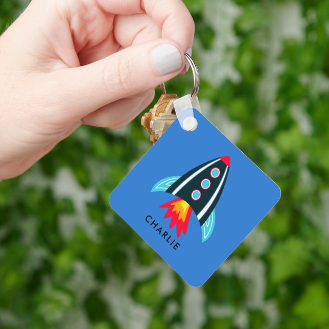 Space Rocket kids Keychain (Hand)
