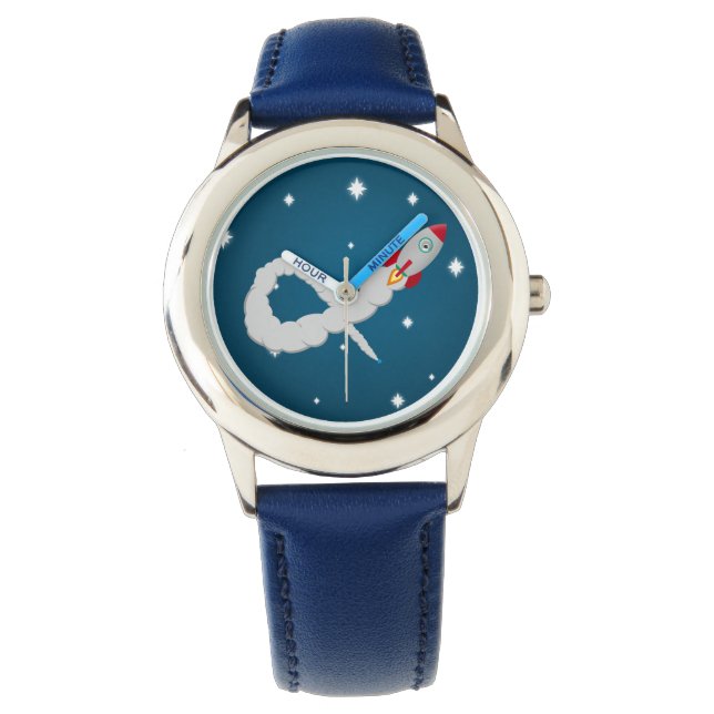 Space Rocket Launch in Space Watch (Front)