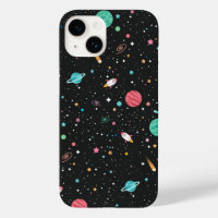 Space Rocket Ships and Planets