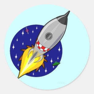 Space Rocket Stickers