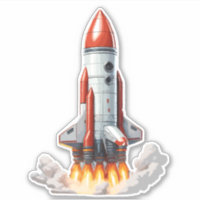 Space Rocket Takes Flight