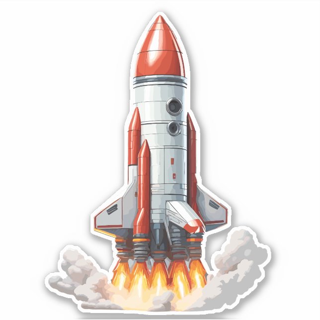 Space Rocket Takes Flight (Front)