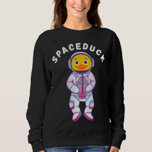 Space Rubber Duck Boba Tea Drink Bubble Tea Astron Sweatshirt