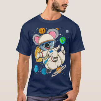 Space Science Cute Animal Astronaut Koala T-Shirt