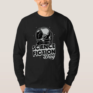 Space Science Fiction Day Science Alien Stars Gift T-Shirt