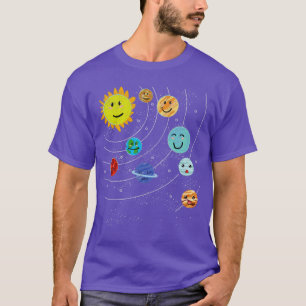 Space Scientist Cute Planets Solar System Astronom T-Shirt