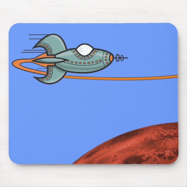 Space Ship Mouse Pad (Front)
