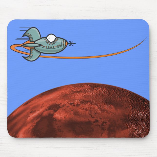 Space Ship Mouse Pad (Front)