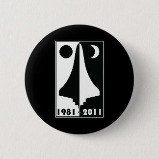 Space shuttle 2 inch round button