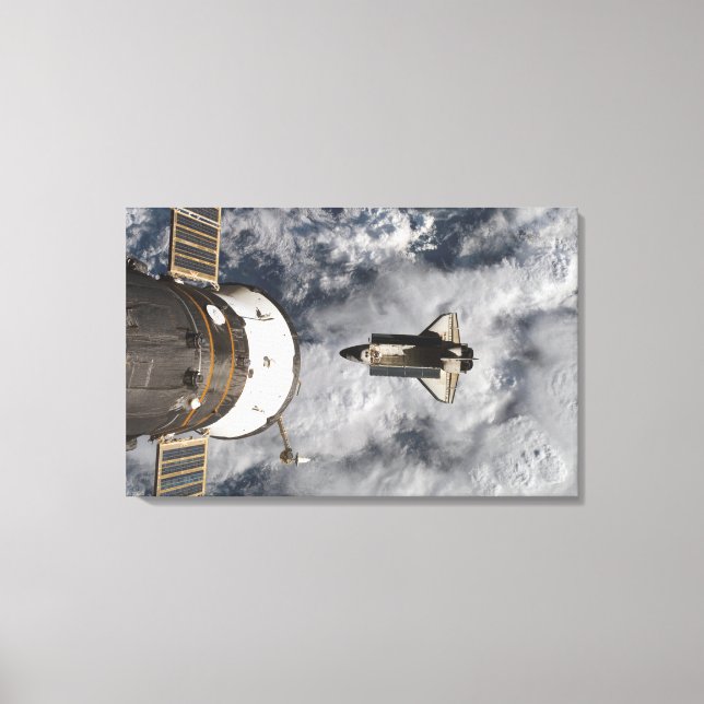 Space Shuttle Atlantis 3 Canvas Print (Front)