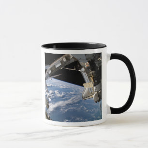 Space Shuttle Atlantis and a Soyuz spacecraft Mug