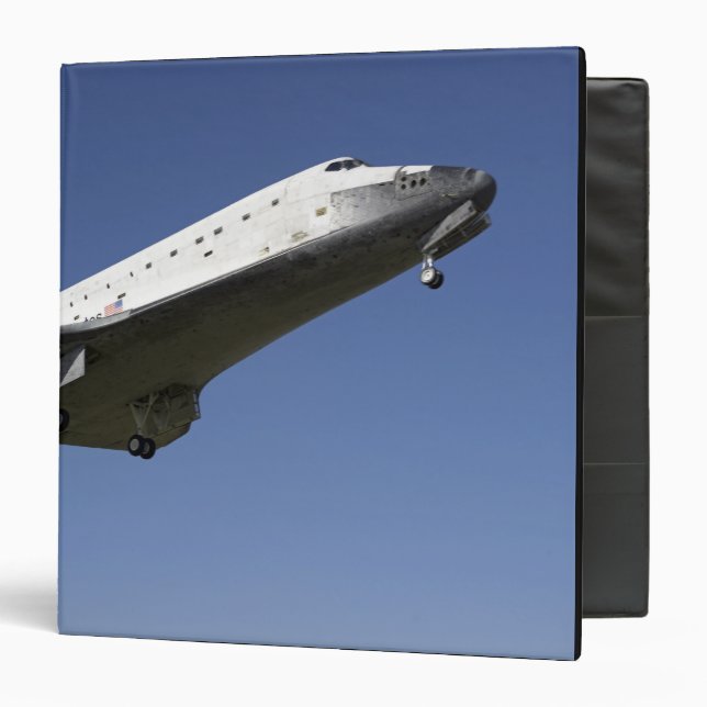 Space shuttle Atlantis approaching Runway 33 2 Binder (Front/Inside)
