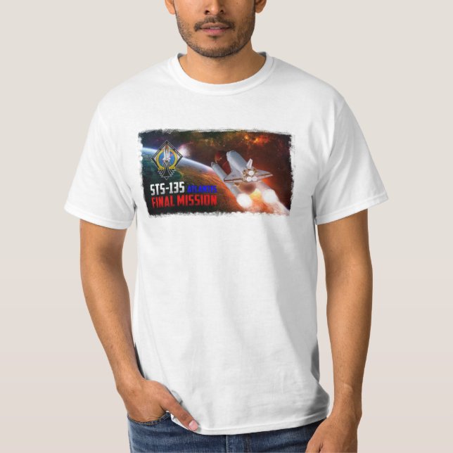 Space Shuttle Atlantis Final Mission Shirt (Front)