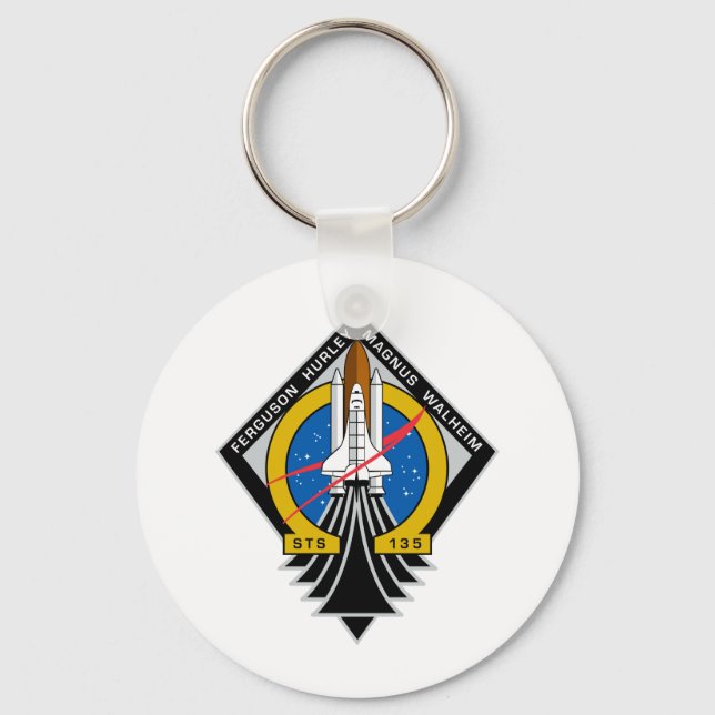 Space Shuttle Atlantis Keychain (Front)