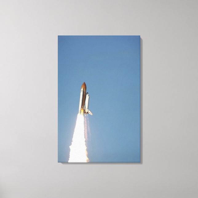 Space Shuttle Atlantis lifts off 11 Canvas Print (Front)