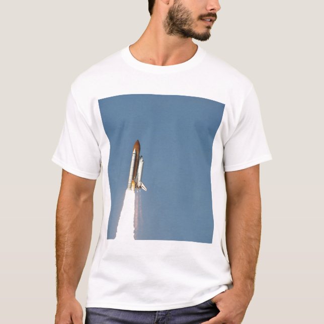 Space Shuttle Atlantis lifts off 11 T-Shirt (Front)