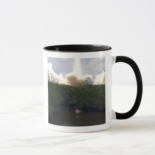 Space Shuttle Atlantis lifts off 14 Mug (Right)