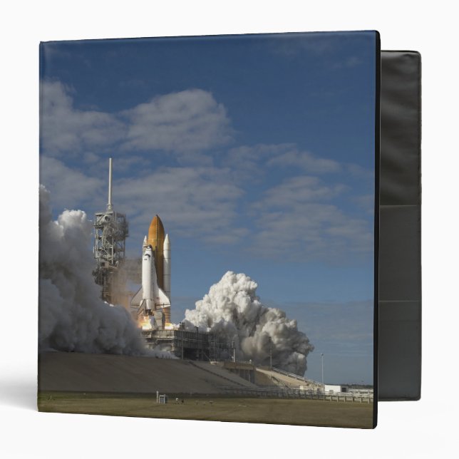 Space Shuttle Atlantis lifts off 23 Binder (Front/Inside)
