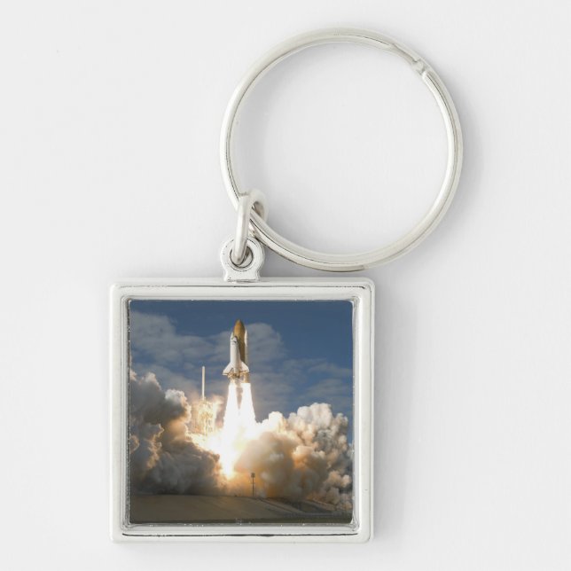 Space Shuttle Atlantis lifts off 24 Keychain (Front)