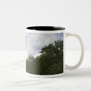 Space Shuttle Atlantis lifts off 25 Two-Tone Coffee Mug