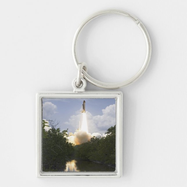 Space Shuttle Atlantis lifts off 26 Keychain (Front)