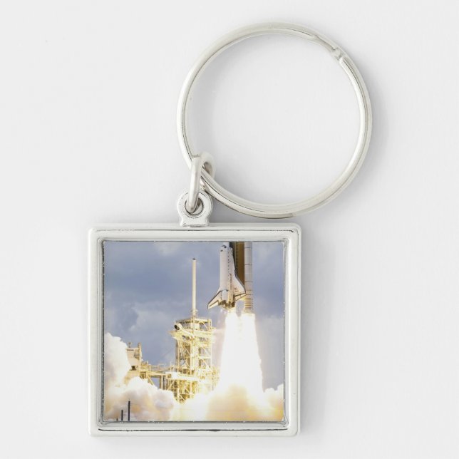 Space Shuttle Atlantis lifts off 2 Keychain (Front)